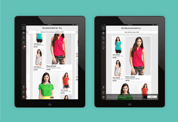 Nordstrom Recommendations iOS