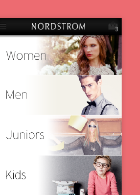 Nordstrom Universal App for iOS